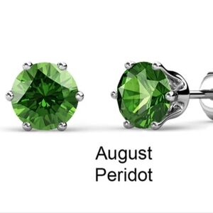 Birthstone Stud Earrings